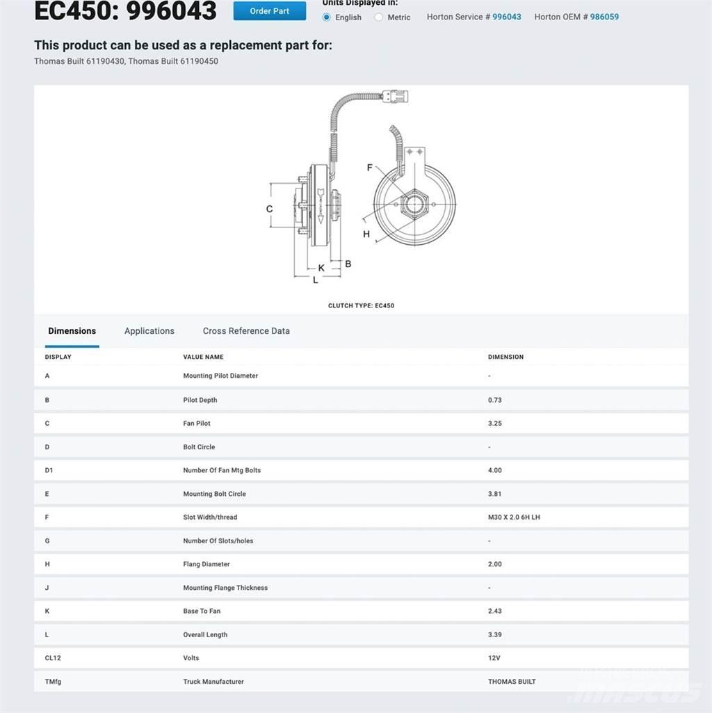 CAT 3126 Transportes - Outros
