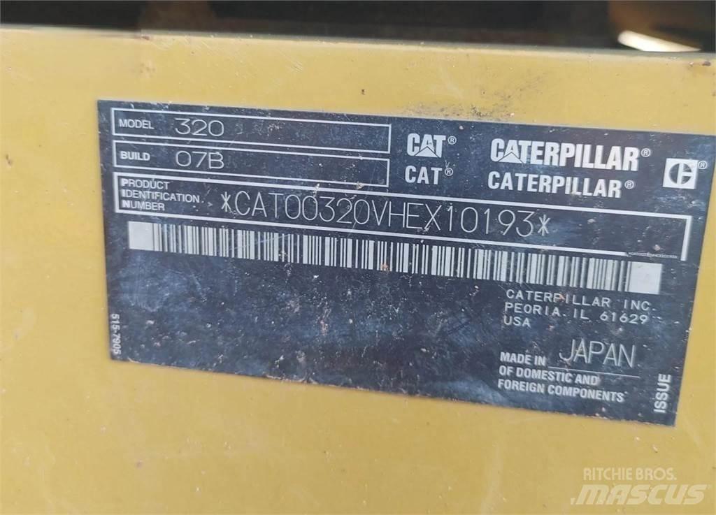 CAT 320 Escavadeiras de esteiras