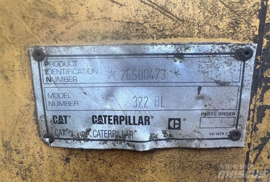 CAT 322BL Escavadeiras de esteiras