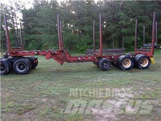 Evans 37' Semi Reboques Transporte Madeira