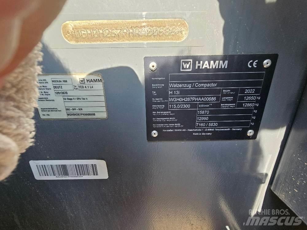 Hamm H13I Cilindros Compactadores monocilíndricos