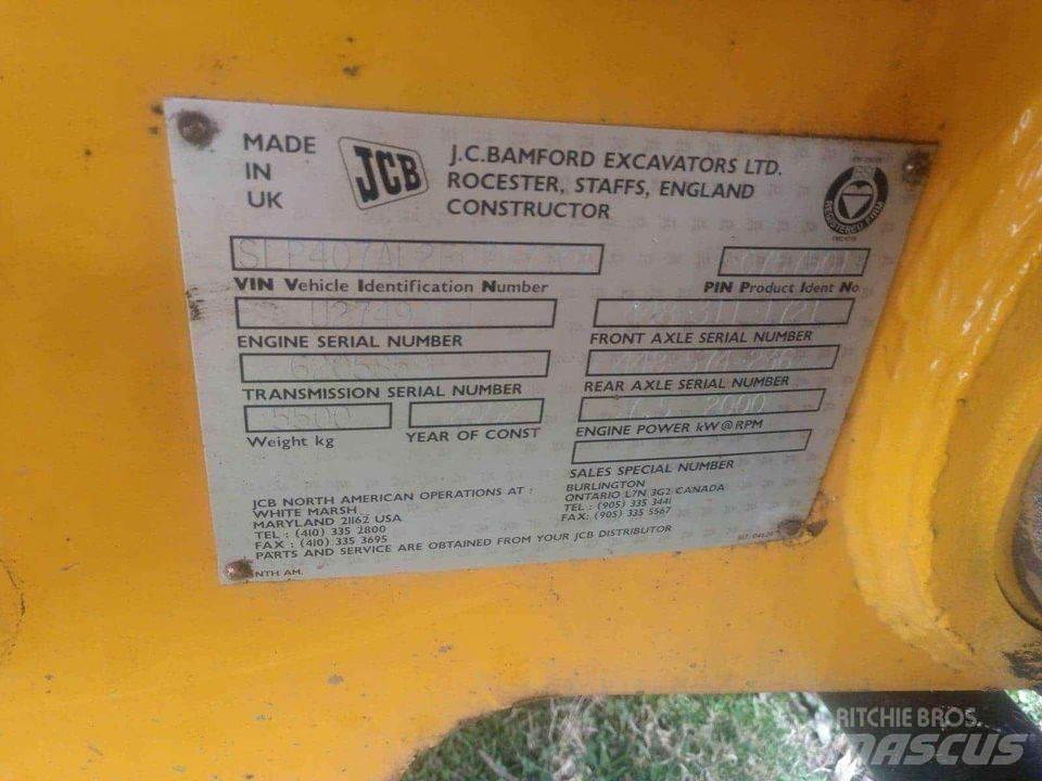 JCB 407 Carregadeiras de rodas
