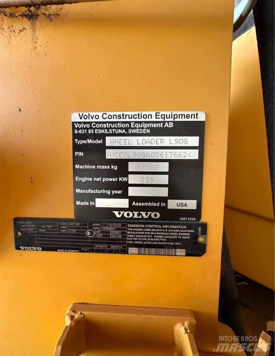 Volvo L90G Carregadeiras de rodas