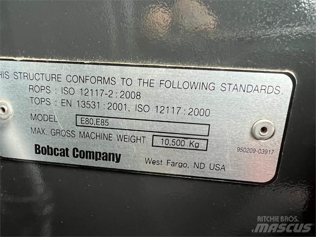 Bobcat E85 Escavadeiras de esteiras