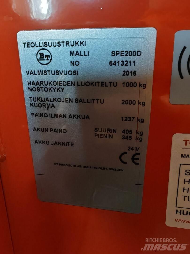 BT SPE200D Empilhadores - Outros