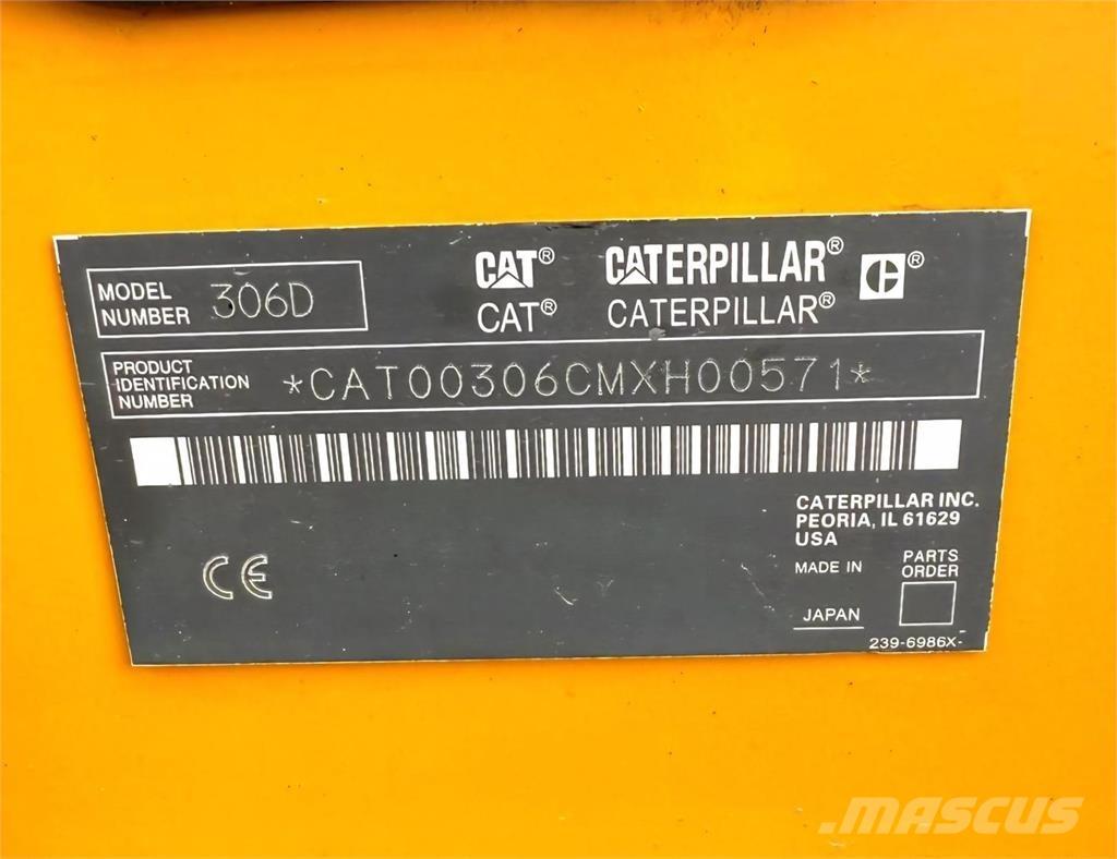 CAT 306D Miniescavadeiras