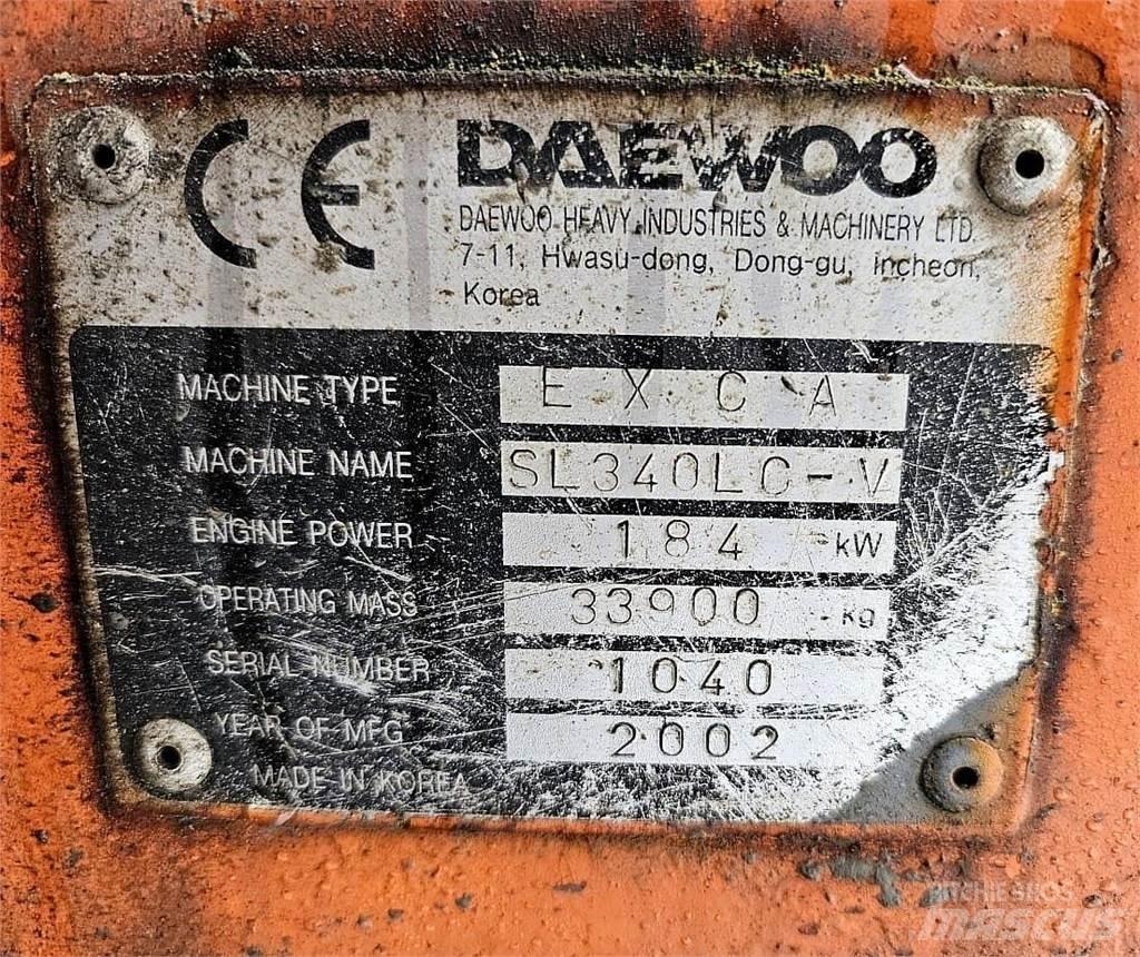 Daewoo SL340LC-V Escavadeiras de esteiras