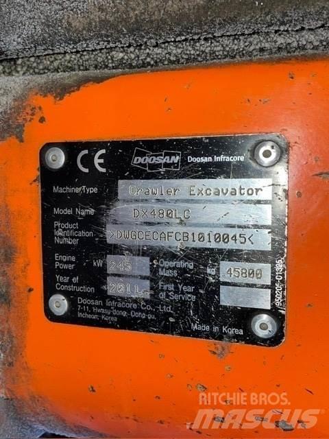 Doosan DX480LC Escavadeiras de esteiras