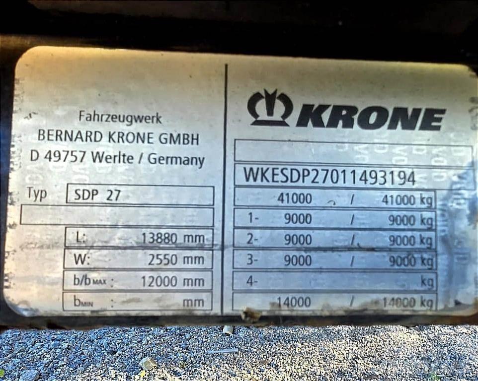 Krone SDP 27 Semi Reboques Cortinas Laterais