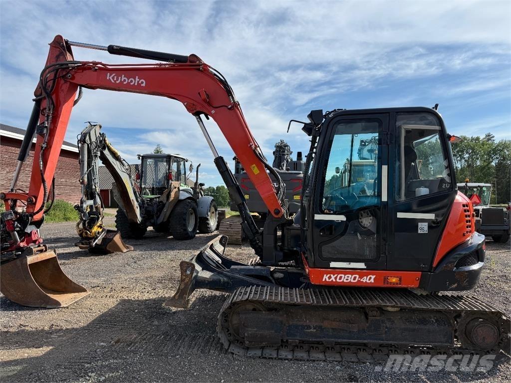 Kubota KX080-4 Escavadoras Midi 7t - 12t