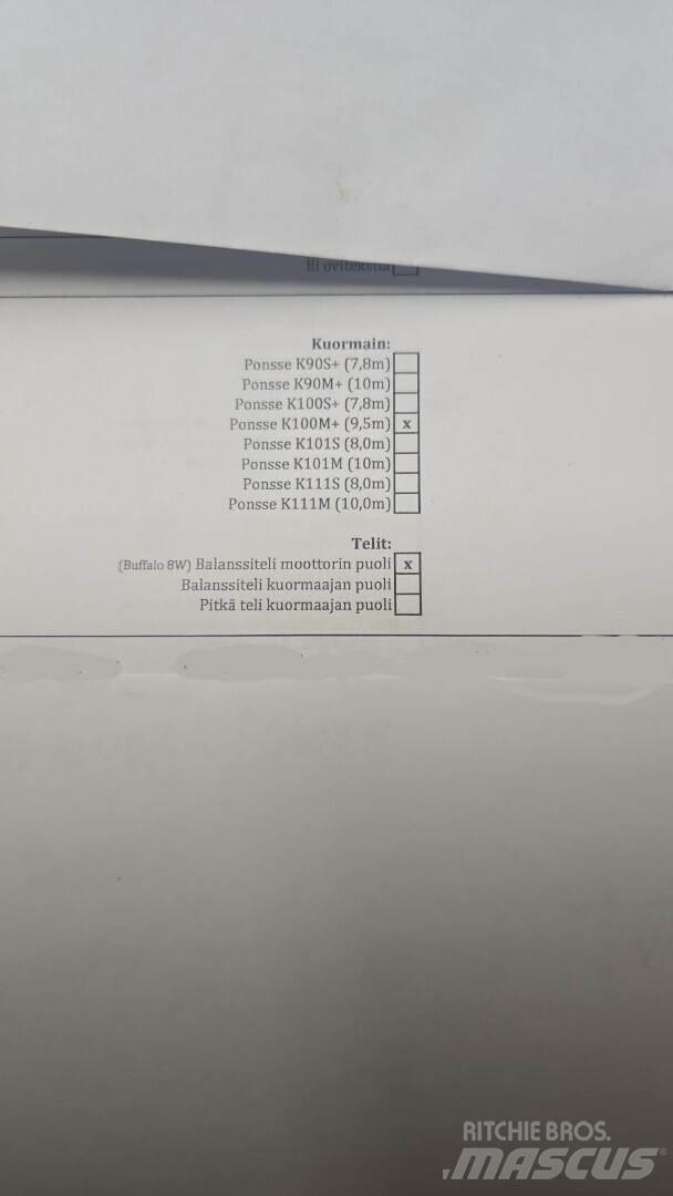 Ponsse BUFFALO Forwarders florestais