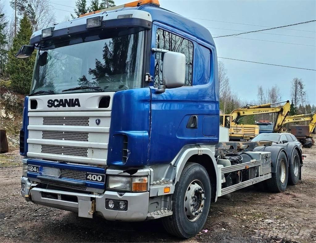 Scania 124 L 6x2 Camiões Ampliroll