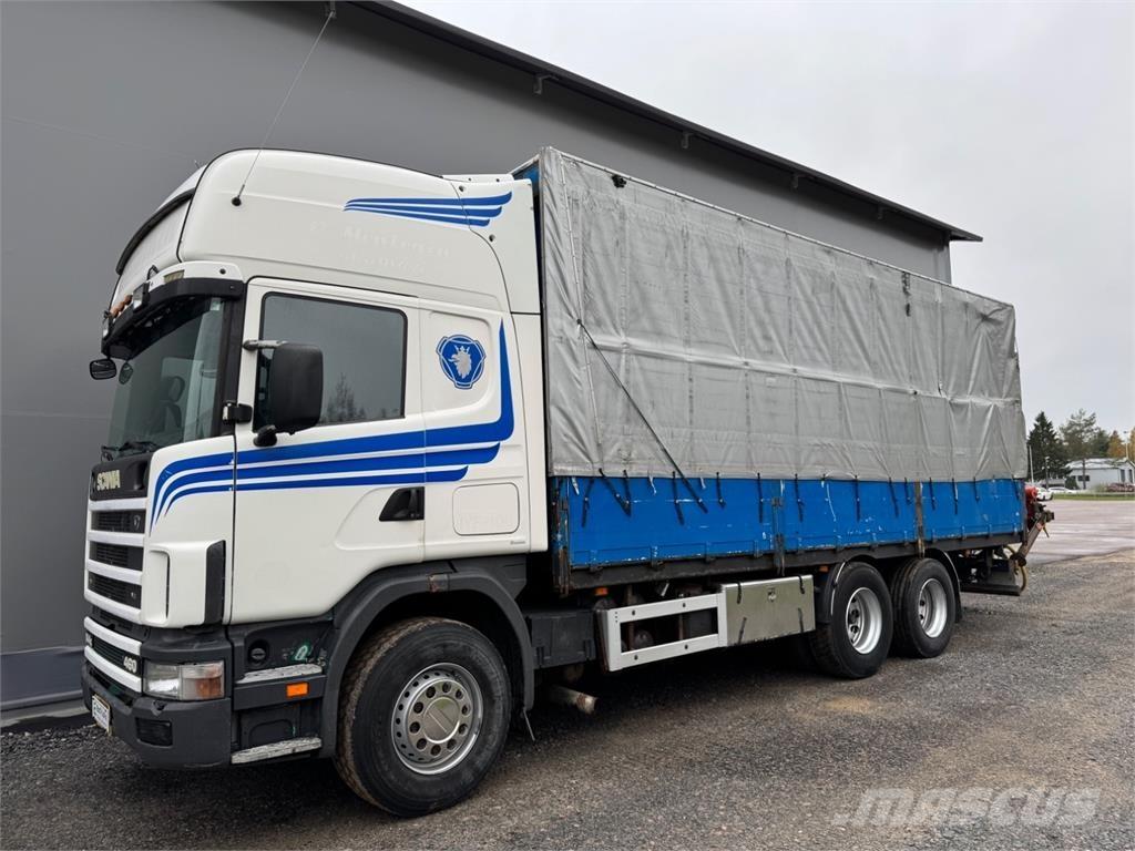 Scania 144G 6x2 Camiões grua