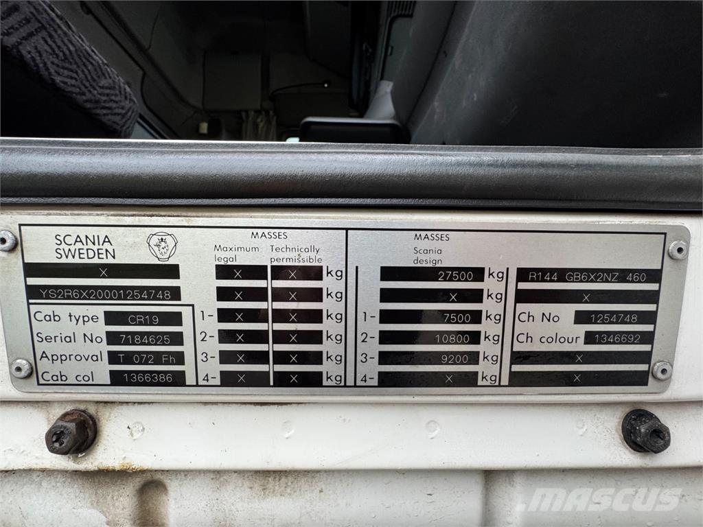 Scania 144G 6x2 Camiões grua