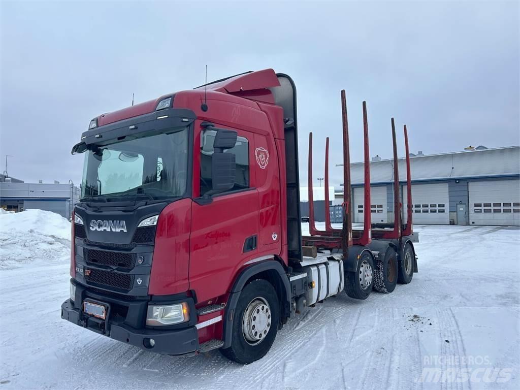Scania R730 8x4 Caminhões de transporte de troncos