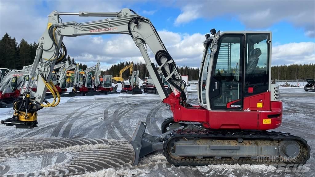 Takeuchi TB280FR Escavadoras Midi 7t - 12t