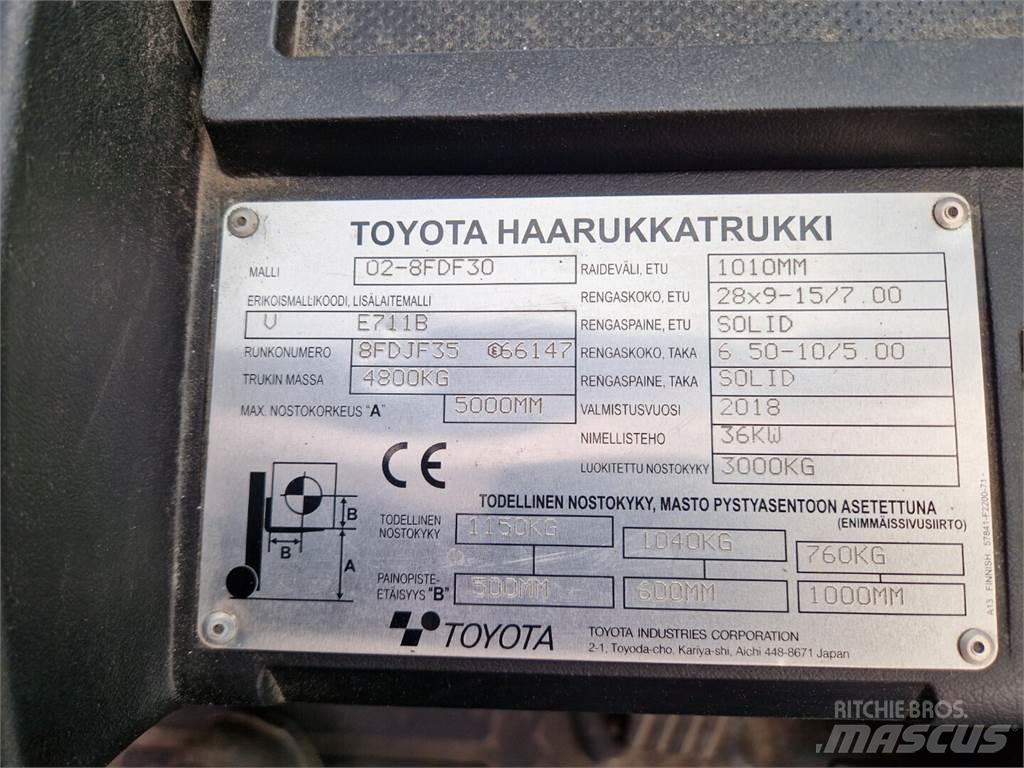 Toyota 02-8FDF30 Empilhadores Diesel