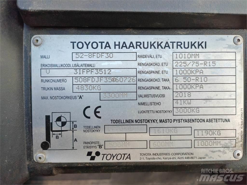 Toyota 52-8FDF30 Empilhadores Diesel