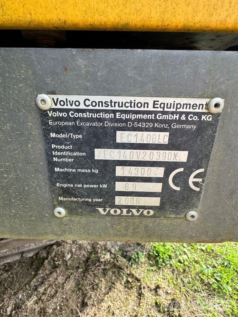 Volvo EC 140 BLC Escavadeiras de esteiras