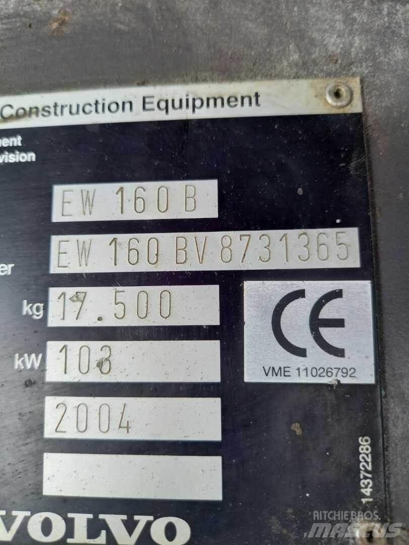Volvo EW 160 B Escavadeiras de esteiras
