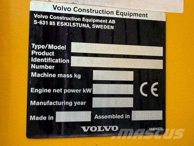 Volvo L180H Carregadeiras de rodas