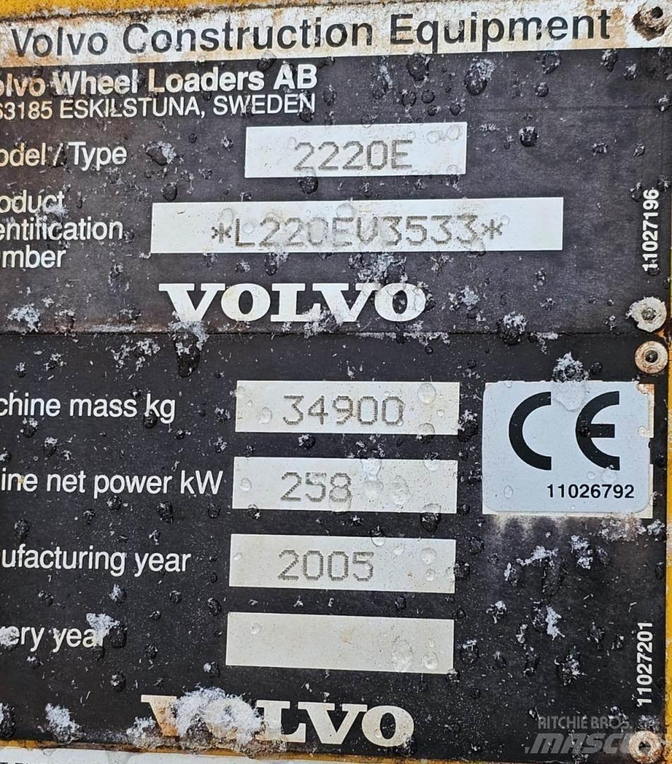 Volvo L220E Carregadeiras de rodas