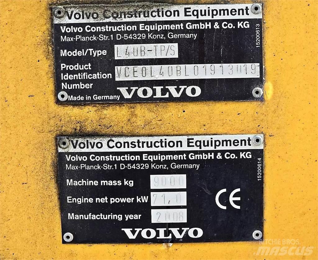 Volvo L40B Carregadeiras de rodas