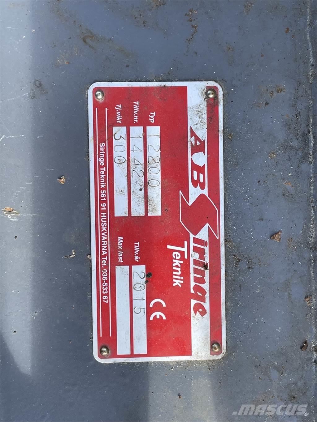 Siringe T 2200 Lâminas de neve e arados
