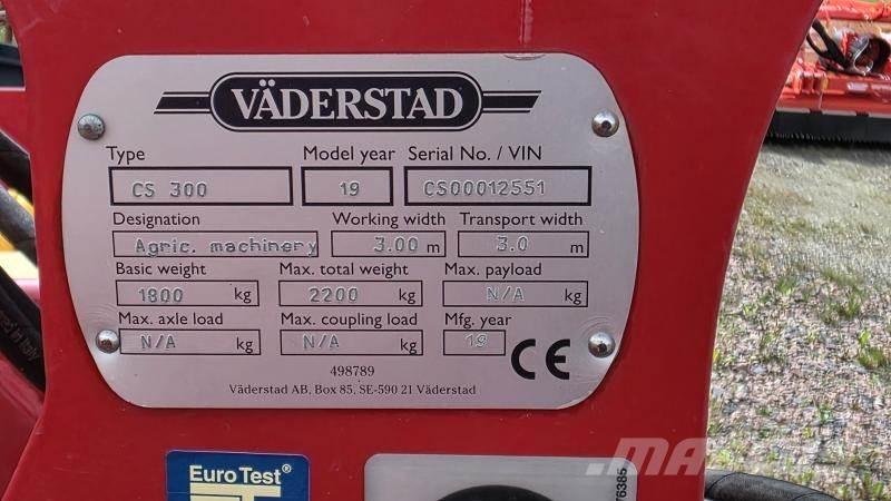 Väderstad Cultus 300 Outras máquinas de lavoura e acessórios