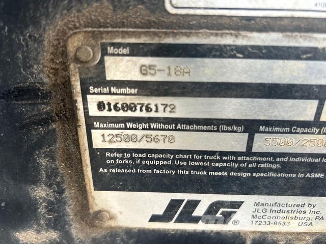 JLG G5-18 A Manipulador telescópico