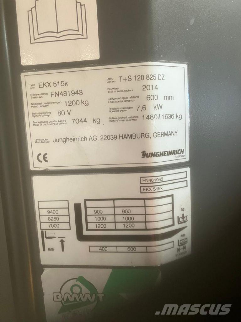 Jungheinrich EKX 515k Preparadoras de encomendas de alta elevação