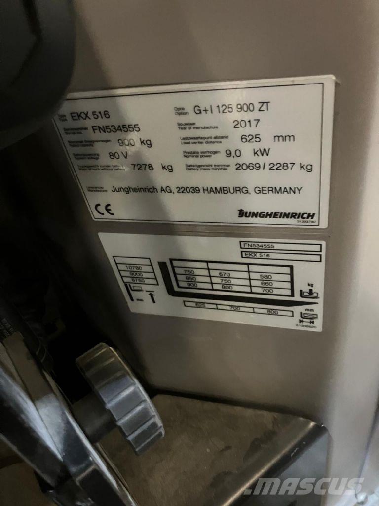 Jungheinrich EKX 516 Preparadoras de encomendas de alta elevação