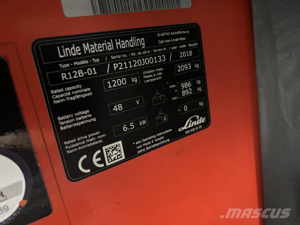 Linde R12B-01 Empilhadores Elevadores