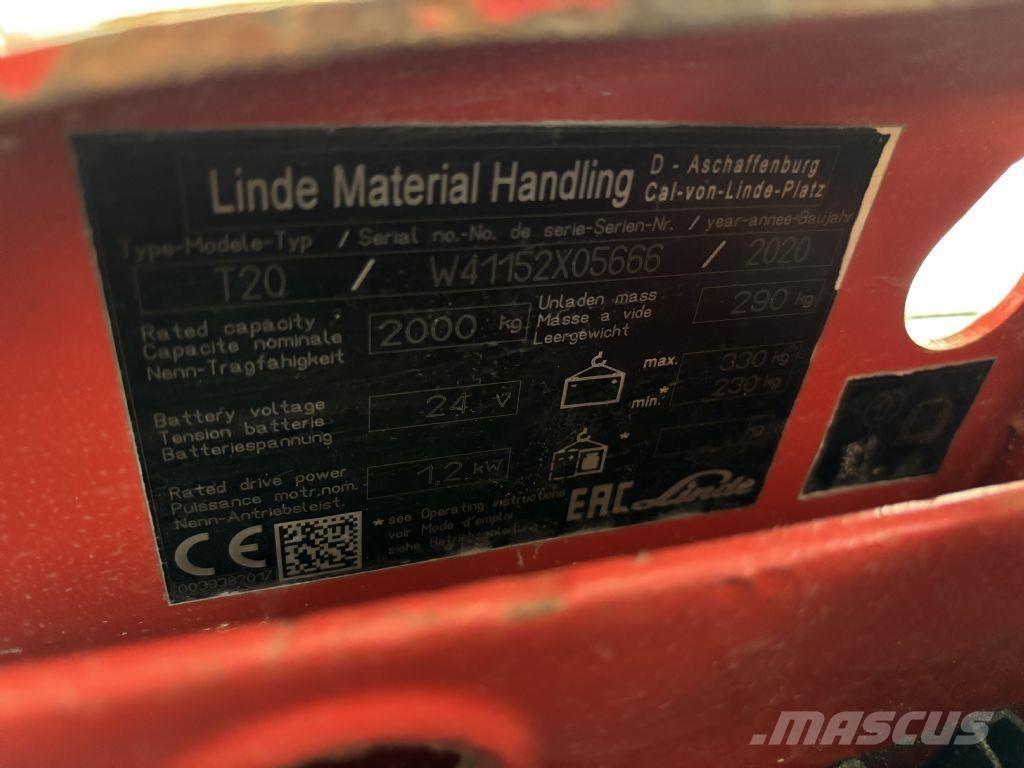 Linde T20 Porta palettes
