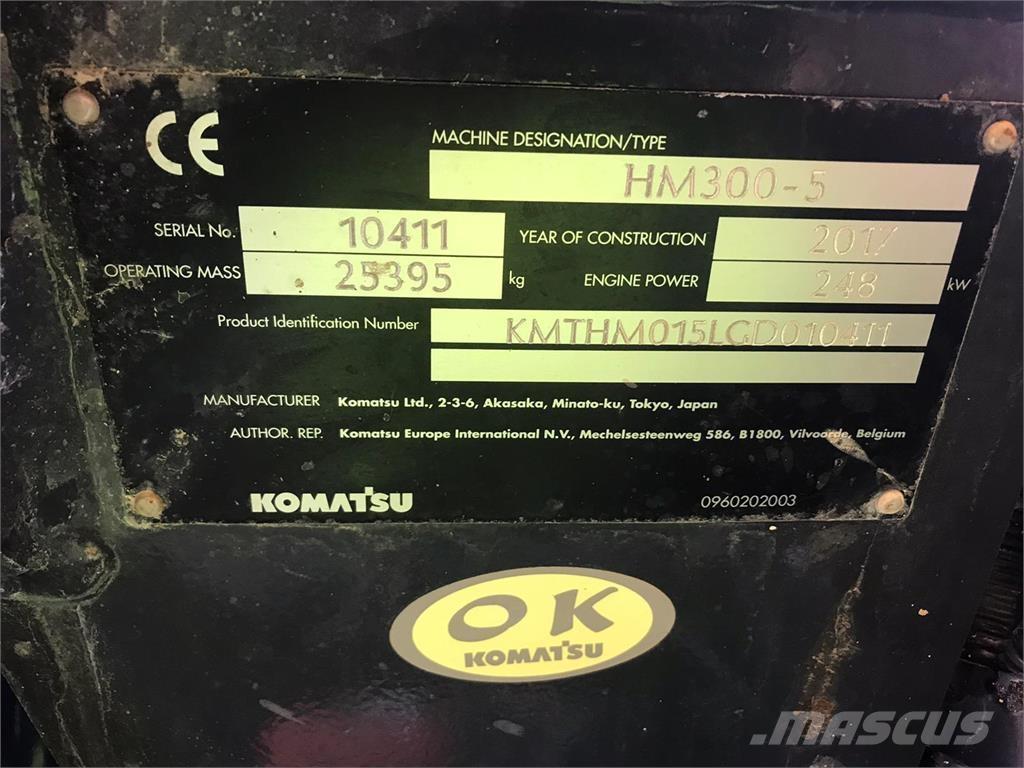 Komatsu HM300-5 Caminhões articulados