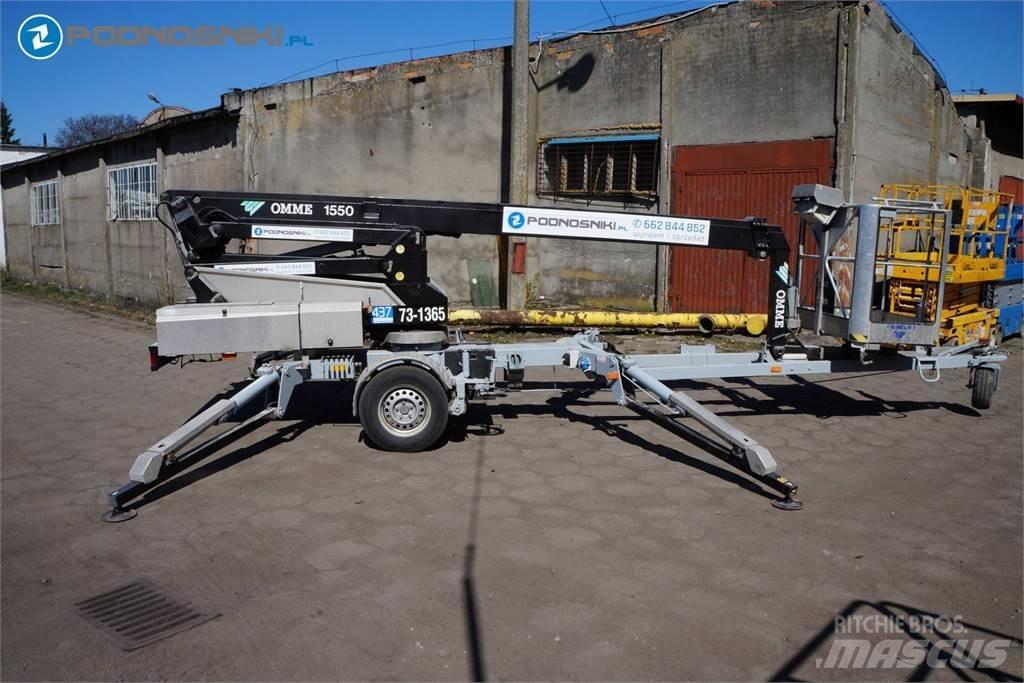 Omme 1550 EBZX Plataformas aéreas montadas em atrelados