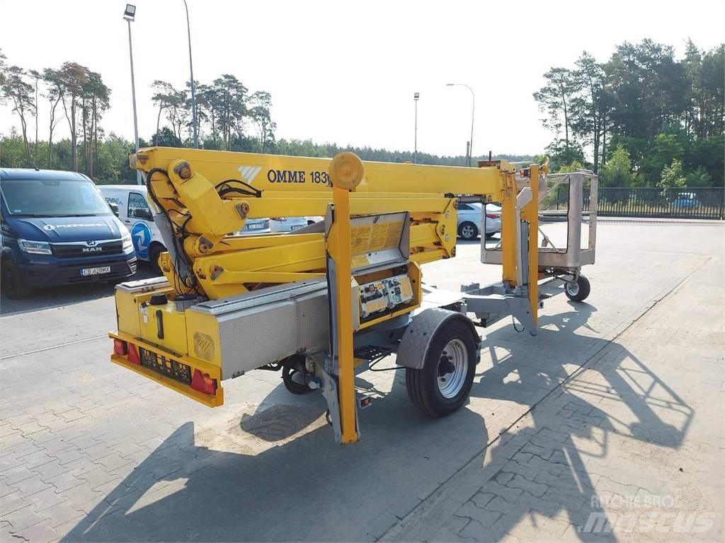 Omme 1830 EBZX Plataformas aéreas montadas em atrelados