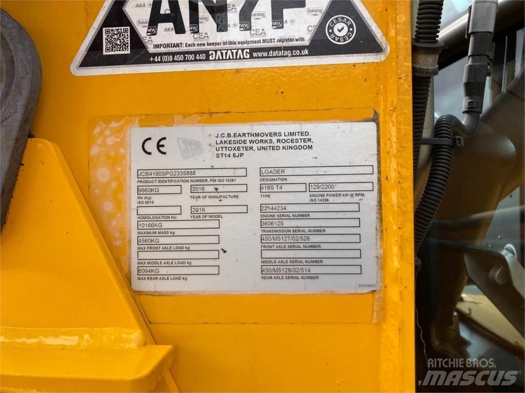 JCB 418S Telescópicas para Agricultura