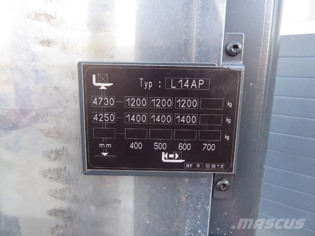 Linde L14 AP Empilhador para operador externo