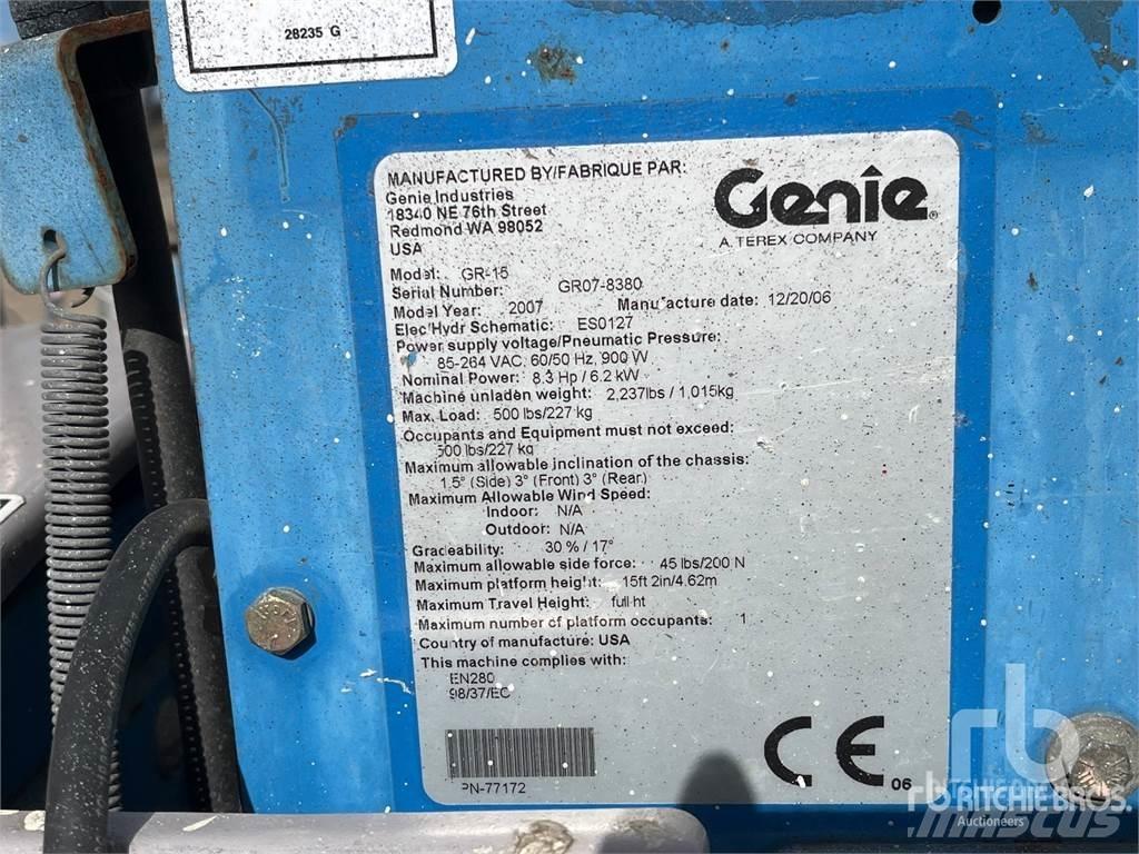 Genie GR15 Elevadores braços articulados