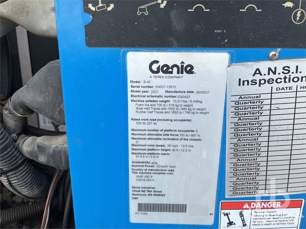 Genie S40 Elevadores braços articulados