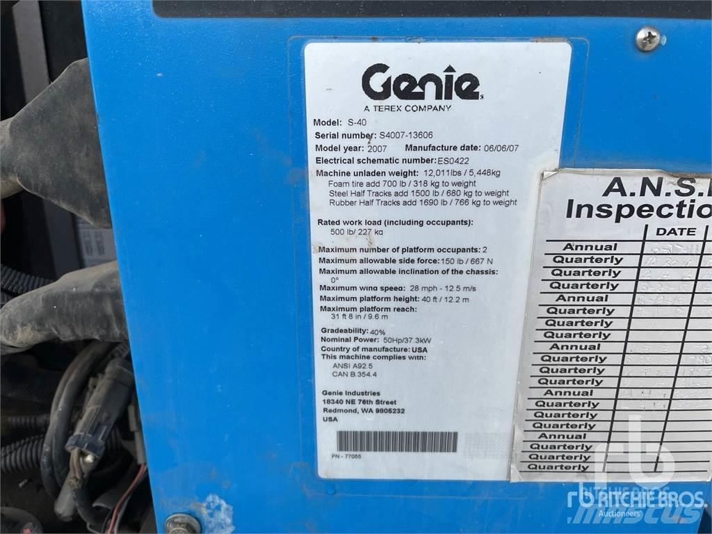 Genie S40 Elevadores braços articulados