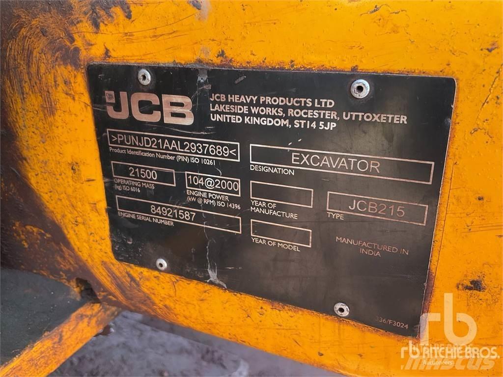 JCB 215LC Escavadeiras de esteiras