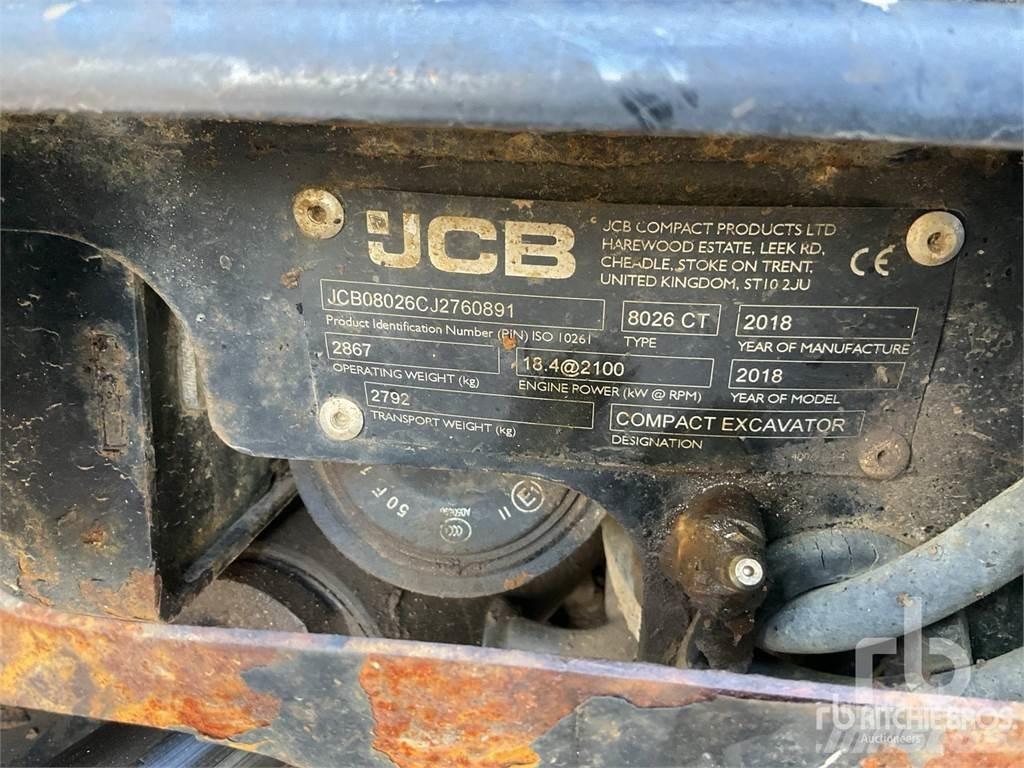 JCB 8026CT Escavadeiras de esteiras