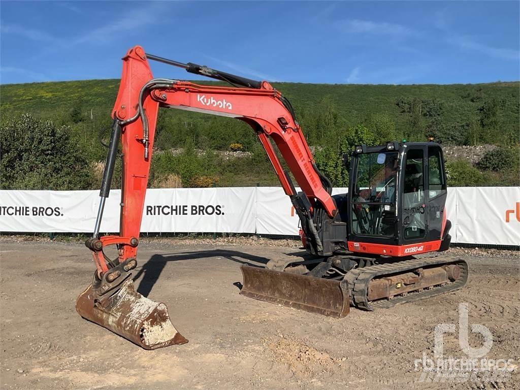 Kubota KX080-4 Escavadeiras de esteiras