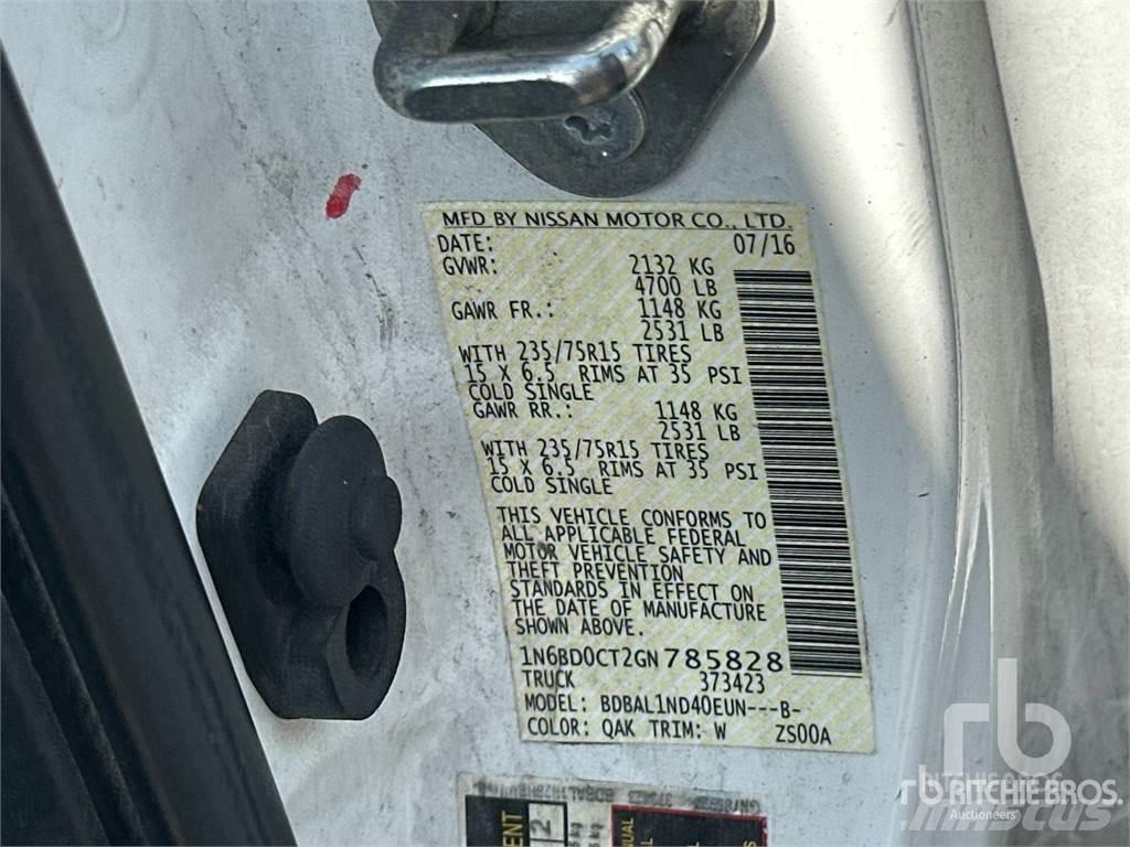 Nissan FRONTIER Pick up de caixa aberta
