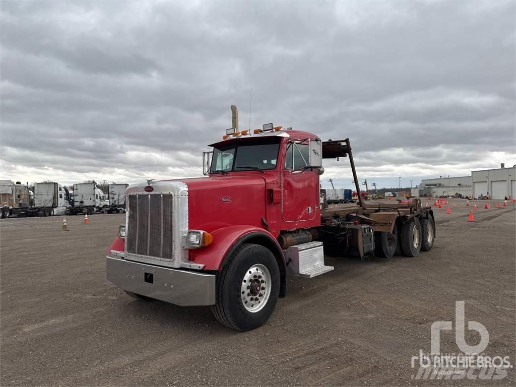 Peterbilt 357 Camiões caixa desmontável com elevador de cabo