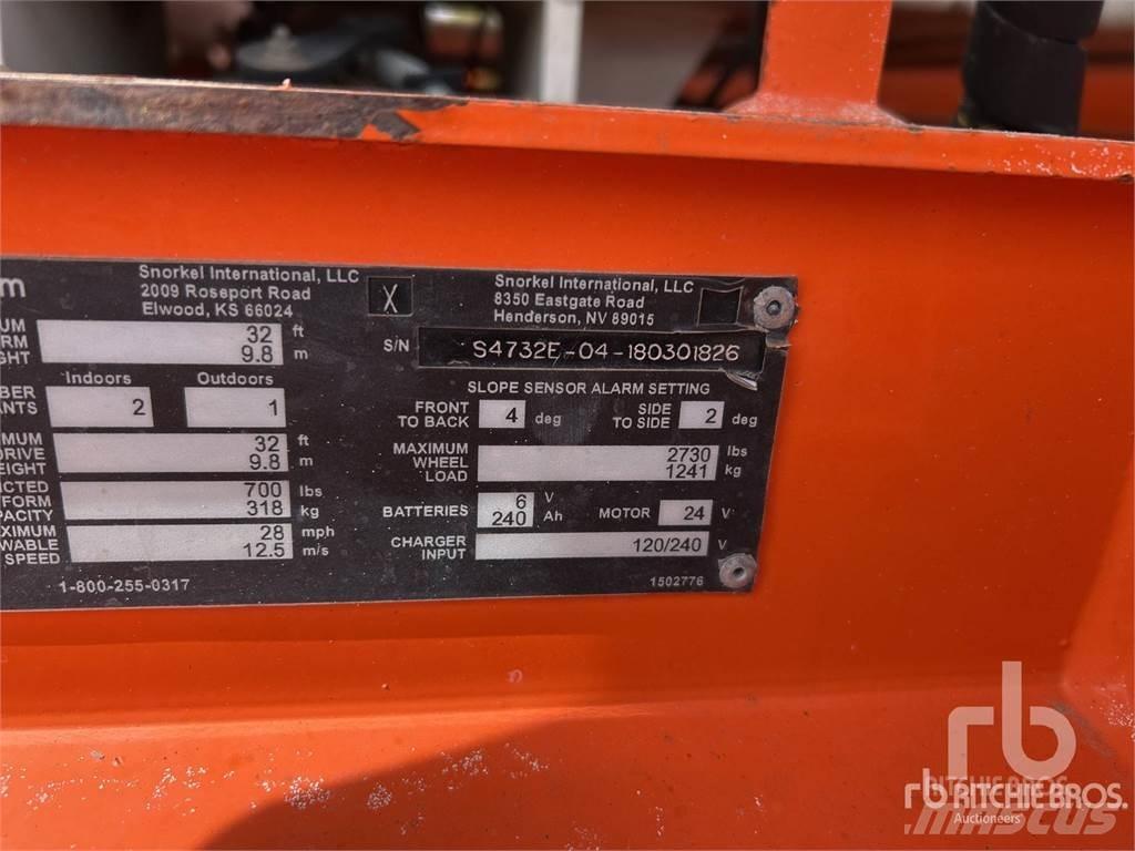 Snorkel S4732E Elevadores de tesoura