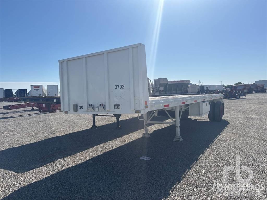 Stoughton 30 ft Semi Reboques estrado/caixa aberta