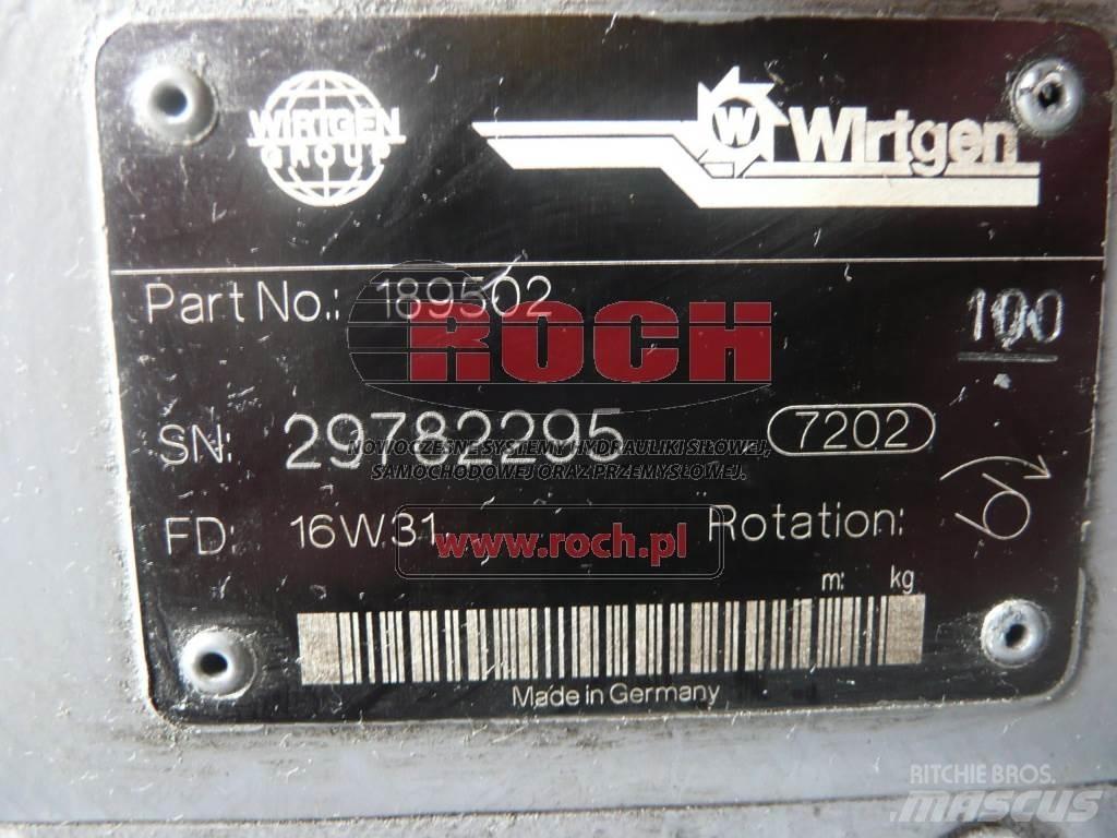 Wirtgen 189502 Hidráulica
